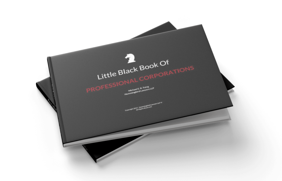 The Little Black Book Of Professional Corporations