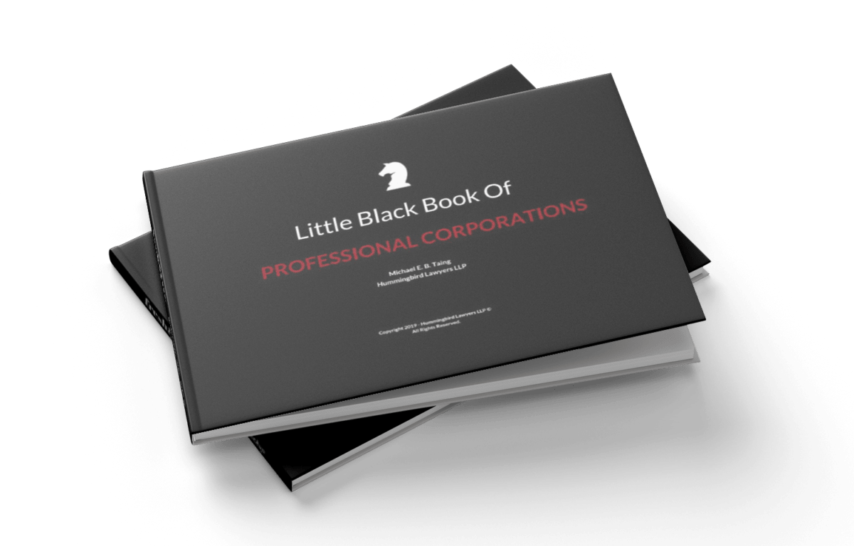 The Little Black Book Of Professional Corporations